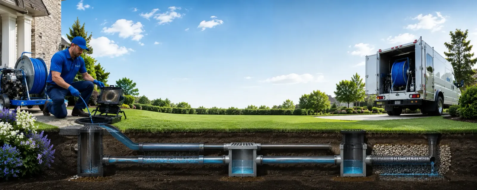 Outdoor drain cleaning information for Big Laurel, KY